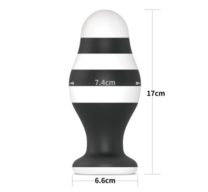 Анальна пробка LoveToy X-Missioner Butt Plug 6.5"