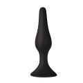 Анальна пробка на присосці MAI Attraction Toys №35 Чорна 15,5/3,8 см