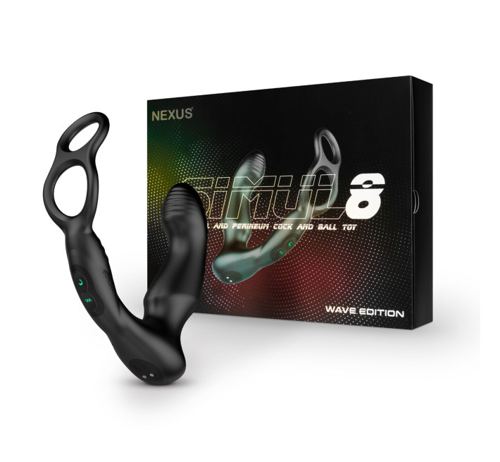 Стимулятор простати Nexus SIMUL8 Wave Edition з ерекційним кільцем