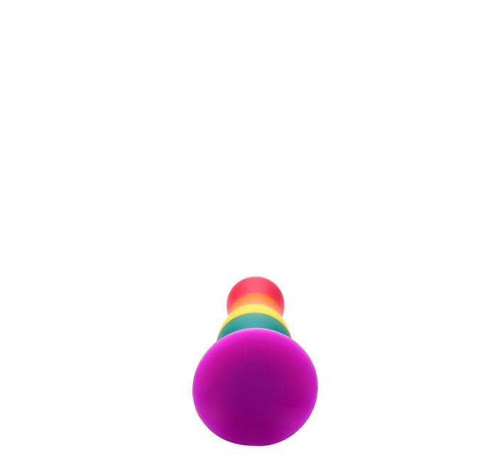 Райдужна Анальна пробка Dreamtoys Colourful Love Plug M