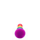 Райдужна Анальна пробка Dreamtoys Colourful Love Plug M