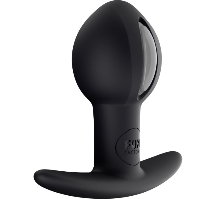 Анальна пробка Fun Factory B Ball Uno Чорний/Сірий