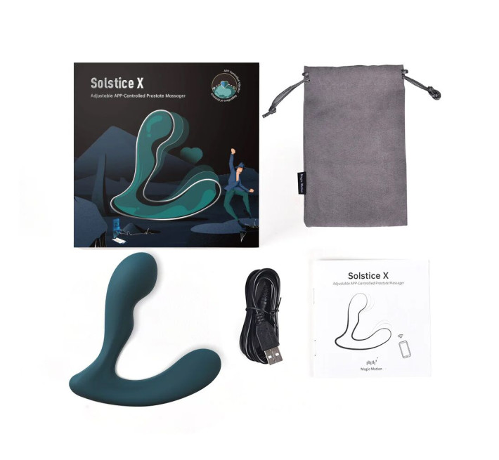 Смарт-масажер простати Magic Motion Solstice X з масажем промежини та зміною кута нахилу стовбура