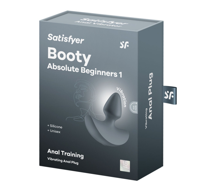 Анальна вібропробка Satisfyer Booty Absolute Beginners 1, для початківців