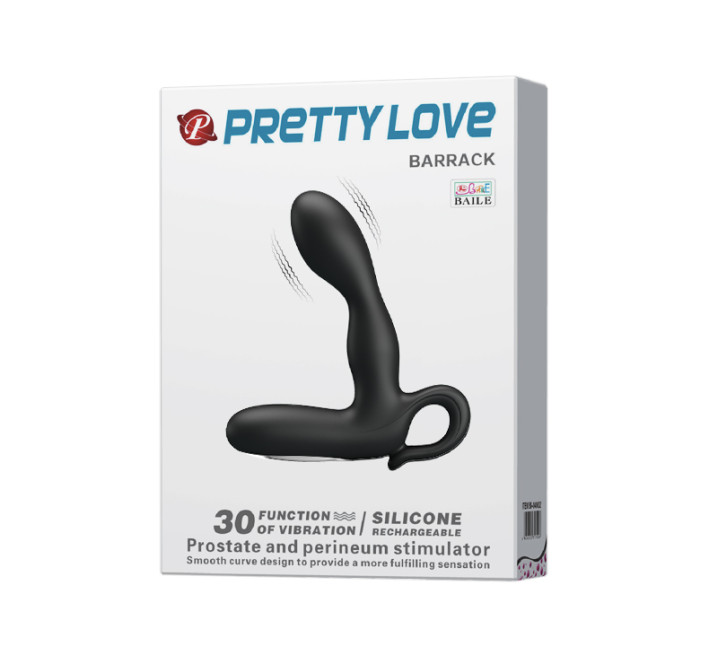 Масажер простати Pretty Love Barrack Prostate Stimulator Black