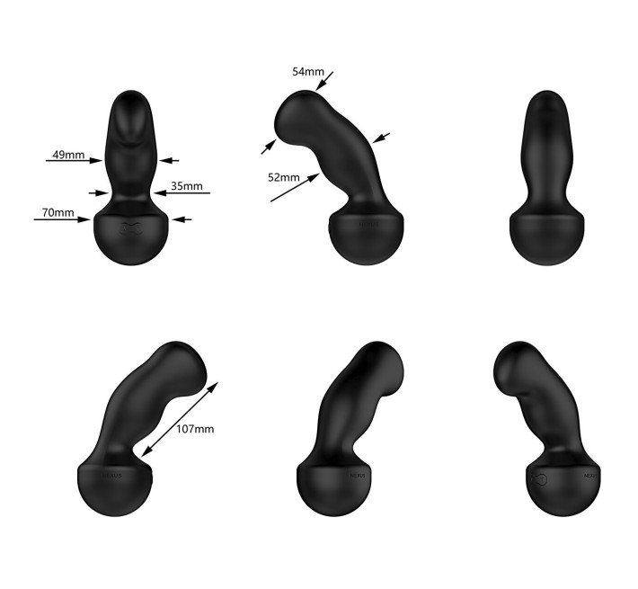 Вібромасажер простати Nexus Gyro Vibe EXTREME: масаж простати без рук, новий розмір