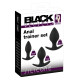 Набор анальных пробок - Black Velvets Anal Trainer Set