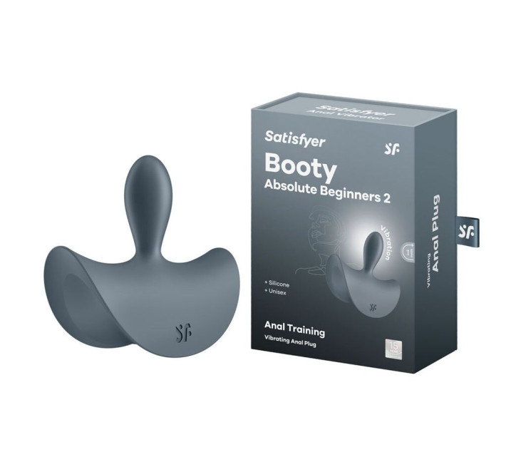 Анальная вибропробка Satisfyer Booty Absolute Beginners 2, для начинающих, вводимая часть 3,5 см