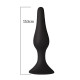 Анальна пробка на присосці MAI Attraction Toys №35 Чорна 15,5/3,8 см