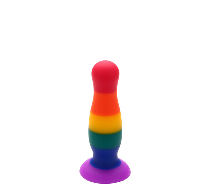 Райдужна Анальна пробка Dreamtoys Colourful Love Plug M