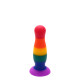 Райдужна Анальна пробка Dreamtoys Colourful Love Plug M