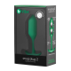 Анальная пробка со смещенным центром тяжести B-Vibe Snug Plug 2 зеленая