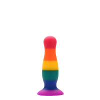 Райдужна Анальна пробка Dreamtoys Colourful Love Plug M