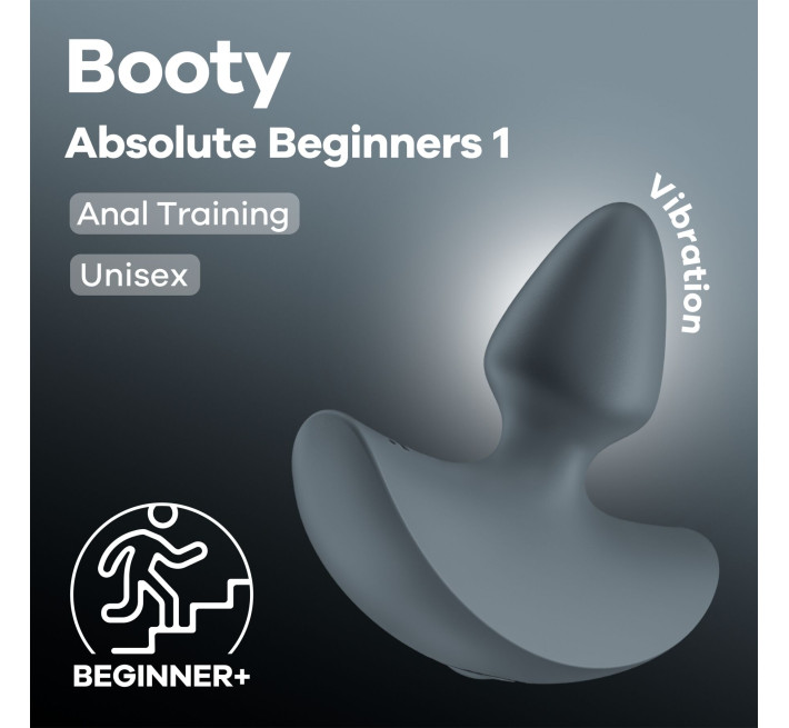 Анальна вібропробка Satisfyer Booty Absolute Beginners 1, для початківців