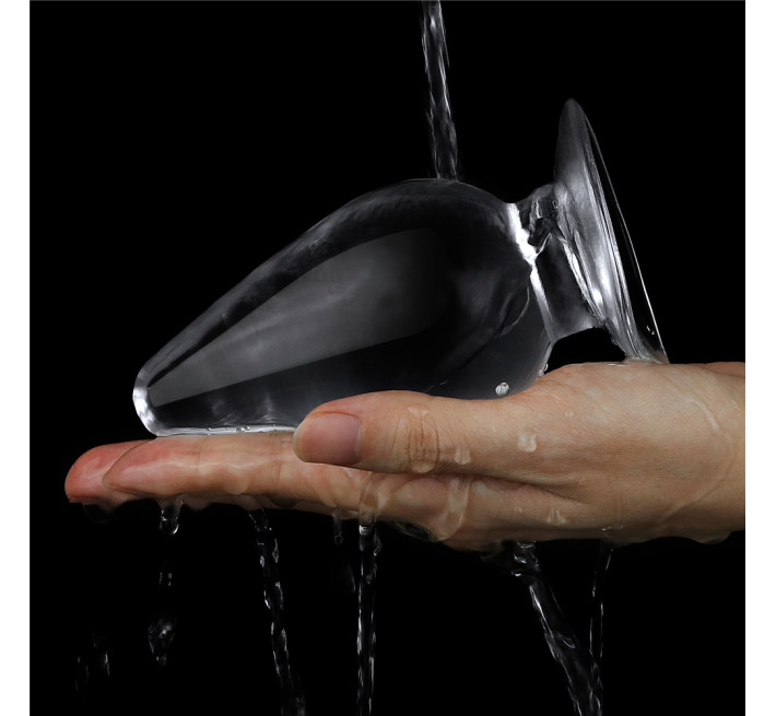 Анальна пробка LoveToy Flawless Clear Anal Plug 4.5" Clear