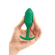 Анальная пробка со смещенным центром тяжести B-Vibe Snug Plug 2 зеленая