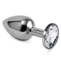 Анальна пробка LoveToy Rosebud Classic Metal Plug S Срібляста