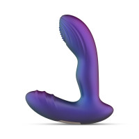 Анальна вібропробка з пульсацією Hueman - Galaxy Tapping Buttplug