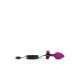 Анальна пробка з вібрацією та каменем B-Vibe Vibrating Jewel Plug, рожева, S/M