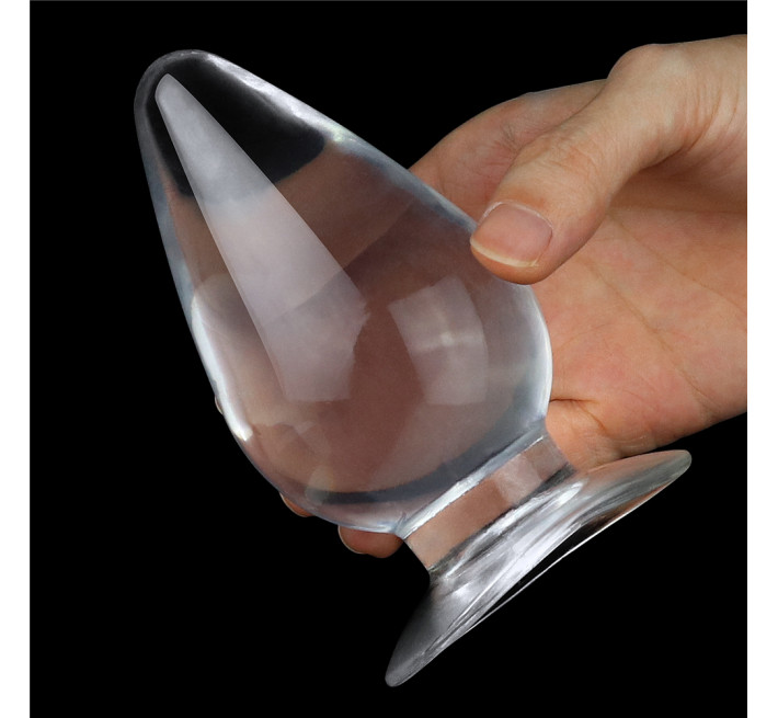 Анальна пробка LoveToy Flawless Clear Anal Plug 4.5" Clear