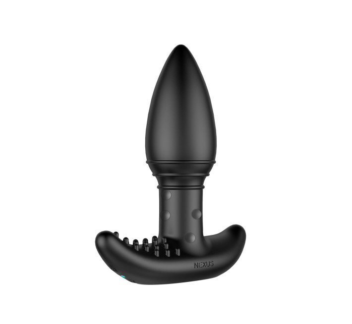 Анальная вибропробка Nexus B-stroker с массирующими бусинами на ножке с пультом Д/У