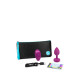 Анальна пробка з вібрацією та каменем B-Vibe Vibrating Jewel Plug, рожева, S/M