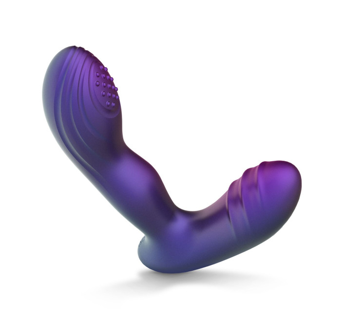 Анальна вібропробка з пульсацією Hueman - Galaxy Tapping Buttplug