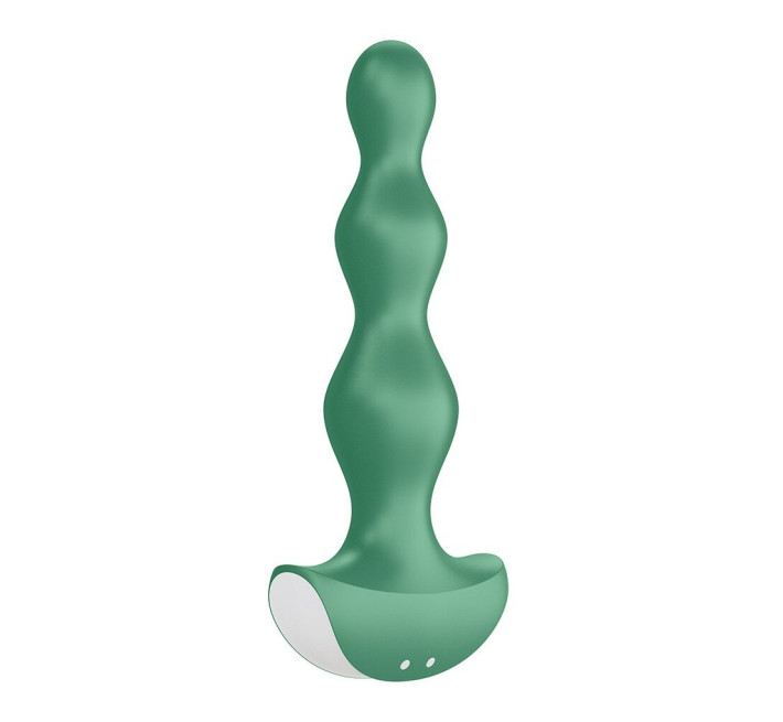 Анальний стимулятор-намистини з двома моторами Satisfyer Lolli-Plug 2 (green)