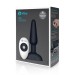 Анальна пробка із 3 моторами B-Vibe Trio Remote Control Butt, чорна