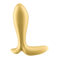 Анальная смарт-пробка с вибрацией Satisfyer Intensity Plug Gold Анальная смарт-пробка с вибрацией Satisfyer Intensity Plug Gold