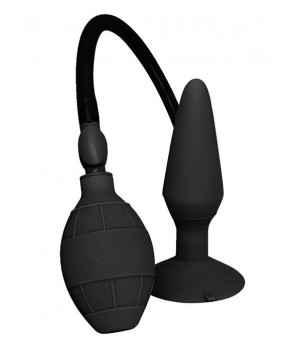 Розширювальний анальний плаг Dreamtoys Menzstuff Small Inflatable Plug Чорний