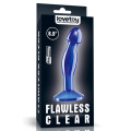 Анальная пробка LoveToy Flawless Clear Prostate Plug 6.5" Blue