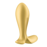 Анальная смарт-пробка с вибрацией Satisfyer Intensity Plug Gold Анальная смарт-пробка с вибрацией Satisfyer Intensity Plug Gold