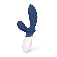 Масажер простати LELO Loki Wave 2 Base Blue, 2 мотори, манливий рух + вібрація