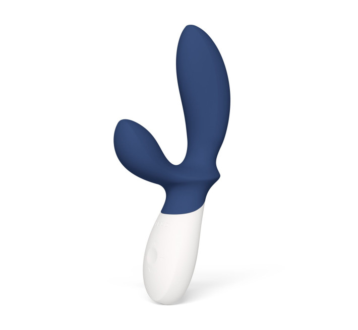 Масажер простати LELO Loki Wave 2 Base Blue, 2 мотори, манливий рух + вібрація