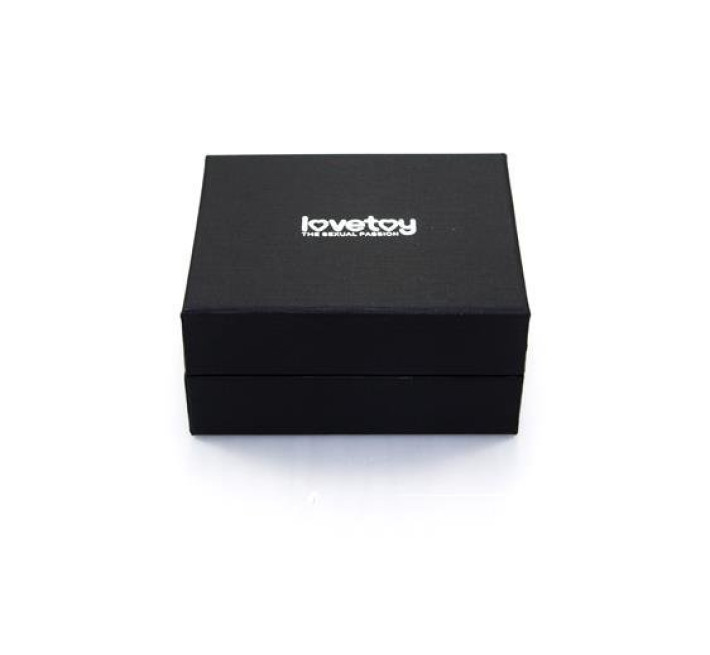 Анальная пробка LoveToy Heavy Metal Anal Plug Rosebud Aluminium Purple