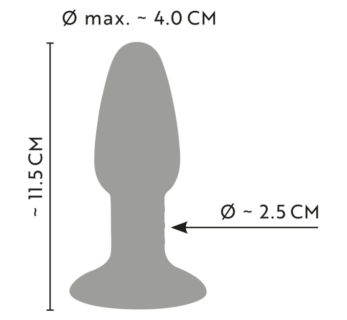 Анальна пробка You2Toys Coloгful Joy Triple Colour Butt Plug