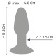 Анальна пробка You2Toys Coloгful Joy Triple Colour Butt Plug