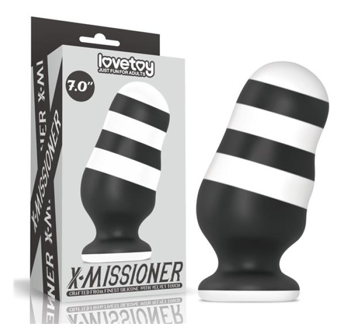 Анальна пробка LoveToy X-Missioner Butt Plug 7"