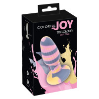 Анальна пробка You2Toys Coloгful Joy Triple Colour Butt Plug