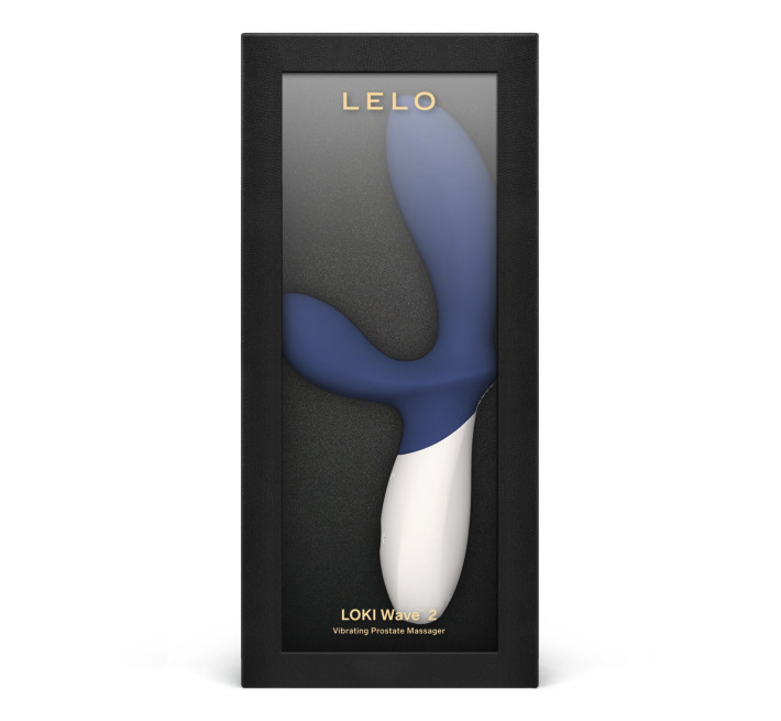 Масажер простати LELO Loki Wave 2 Base Blue, 2 мотори, манливий рух + вібрація