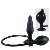 Анальний розширювач You2Toys True Black inflatable Analplug Чорний Анальний розширювач You2Toys True Black inflatable Analplug Чорний