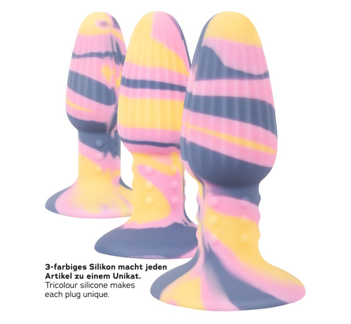Анальна пробка You2Toys Coloгful Joy Triple Colour Butt Plug