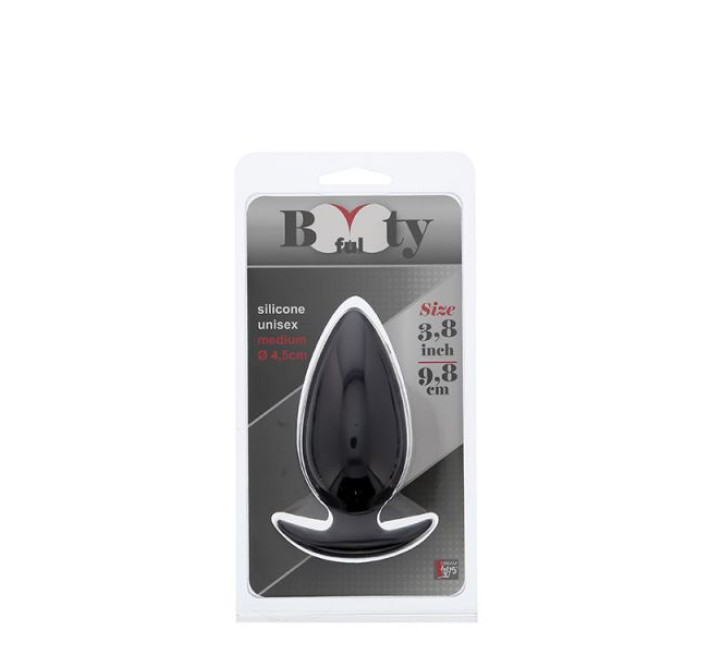 Анальна пробка Dreamtoys Bootyful Medium 3.8Inch Чорна