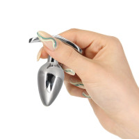 Анальна пробка Pillow Talk Sneaky Luxurious Stainless Steel Anal Plug із кристалом Swarovski Анальна пробка Pillow Talk Sneaky Luxurious Stainless Steel Anal Plug із кристалом Swarovski