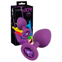 Анальна пробка You2Toys Colorful Joy jewel Фіолетова Анальна пробка You2Toys Colorful Joy jewel Фіолетова