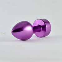 Анальная пробка LoveToy Heavy Metal Anal Plug Rosebud Aluminium Purple Анальная пробка LoveToy Heavy Metal Anal Plug Rosebud Aluminium Purple