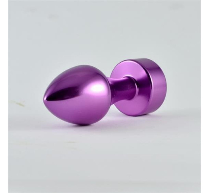 Анальная пробка LoveToy Heavy Metal Anal Plug Rosebud Aluminium Purple