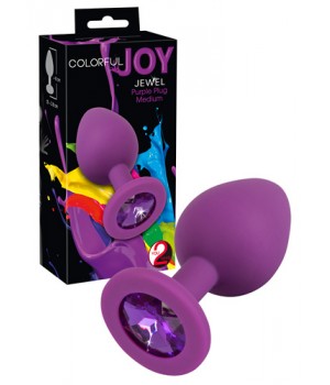 Анальна пробка You2Toys Colorful Joy jewel Фіолетова