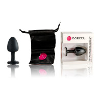 Анальная пробка Marc Dorcel Geisha Plug Diamond Черная/Белая L Анальная пробка Marc Dorcel Geisha Plug Diamond Черная/Белая L